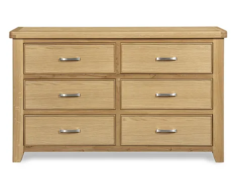 Honey B Sligo Chest of Drawers - Light Oak / 6 Drawers