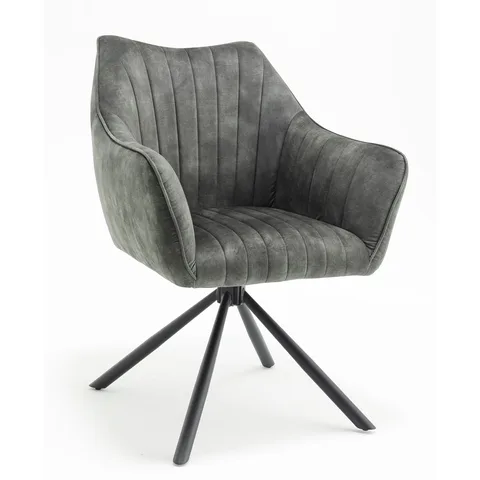 Balmoral Home Elmer Swivel Dining Chair - Green Velvet