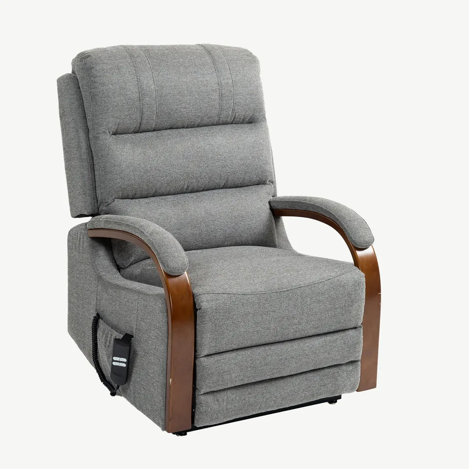 Balmoral Home Eastbourne Lift and Tilt Recliner - Grey Fabric