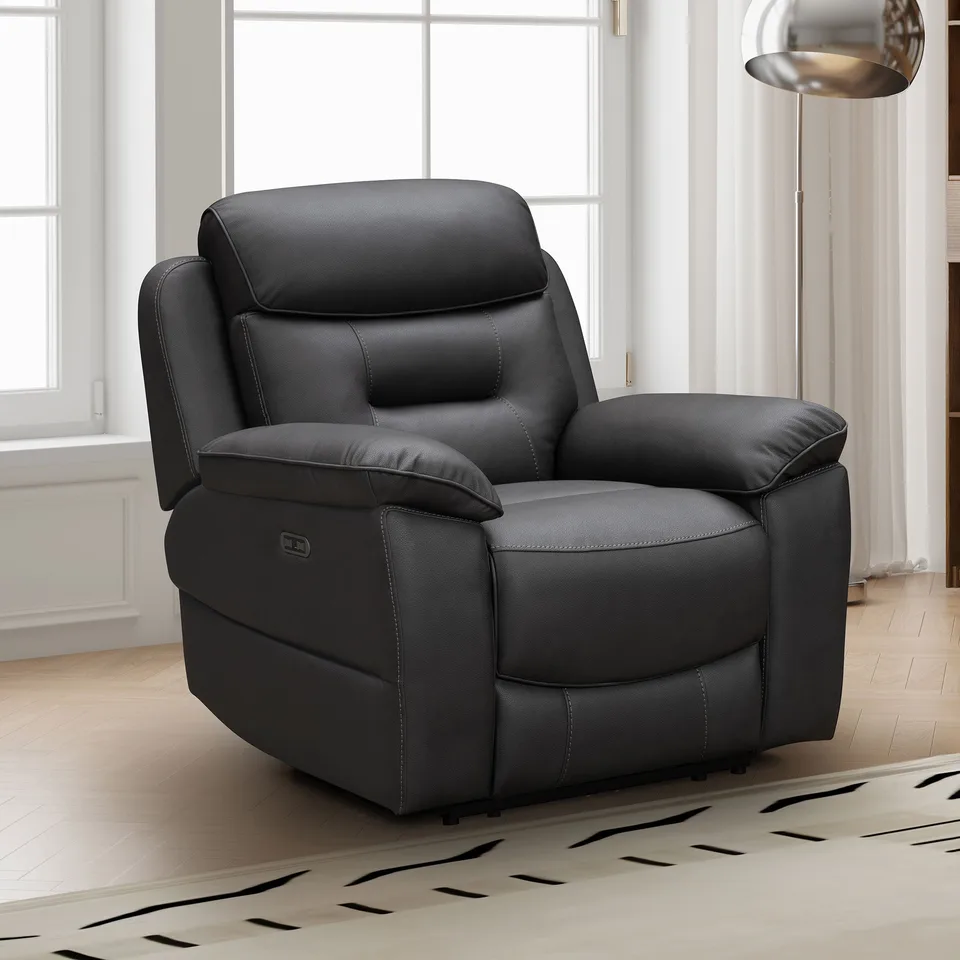 Balmoral Home Spencer Reclining Seating - 1 Seater / Charcoal Fabric