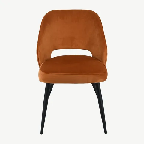 Balmoral Home Sutton Dining Chair - Rust Velvet