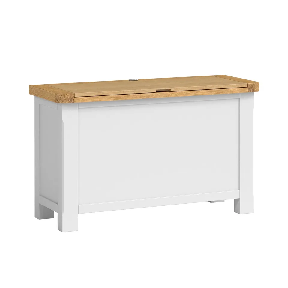 Balmoral Home Mayfair Shoe Storage Box - Oak / White