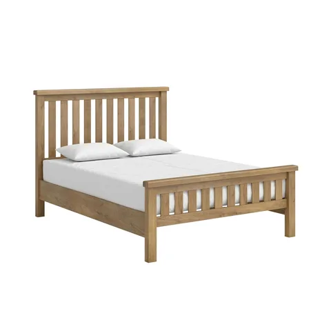 Balmoral Home Chatsworth Bed - Slatted Bed / King (5ft) / Rustic Oak
