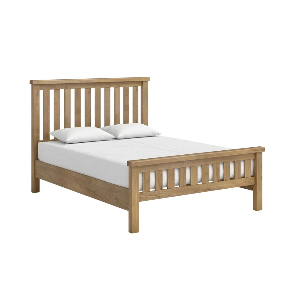 Balmoral Home Chatsworth Bed - Slatted Bed / Super King (6ft) / Rustic Oak