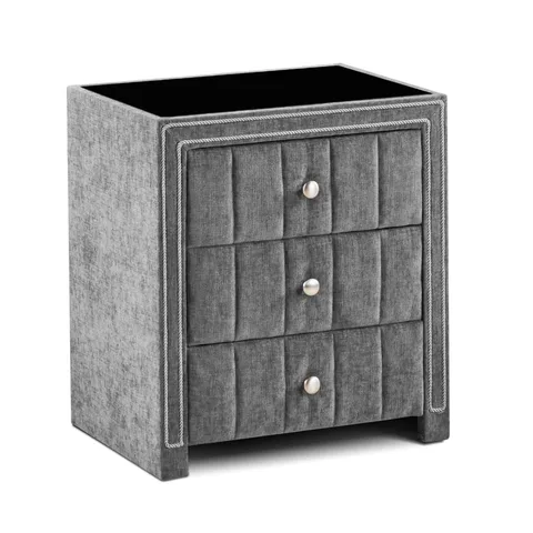 Honey B Amelia Bedside Locker - Grey