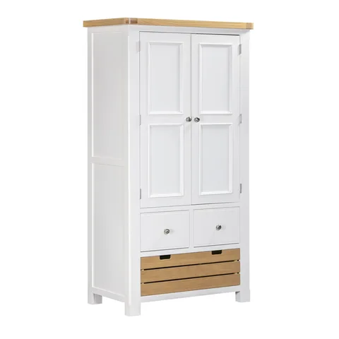 Balmoral Home Mayfair Double Larder Cupboard - Oak / White