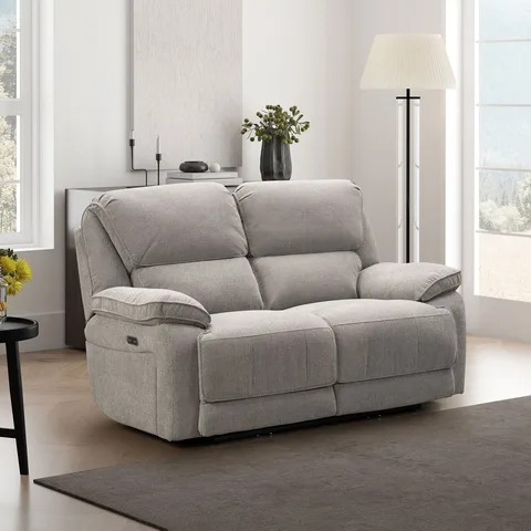 Balmoral Home Seymour Reclining Seating - 2 Seater / Silver Fabric