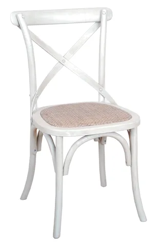 Balmoral Home Crossback Dining Chair - White