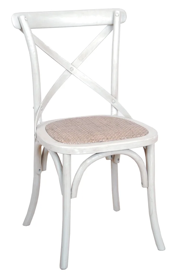 Balmoral Home Crossback Dining Chair - White