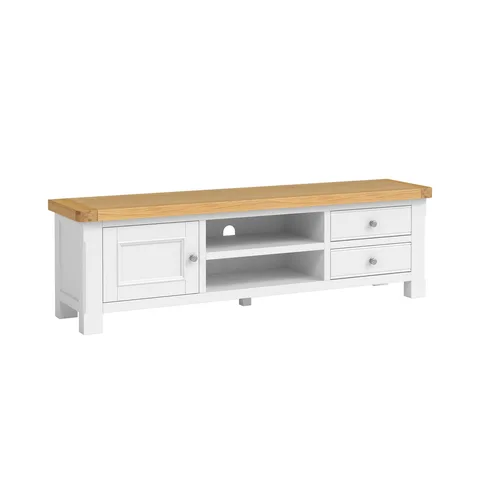 Balmoral Home Mayfair TV Unit - Oak / White